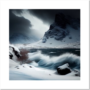 wild winter nature Posters and Art